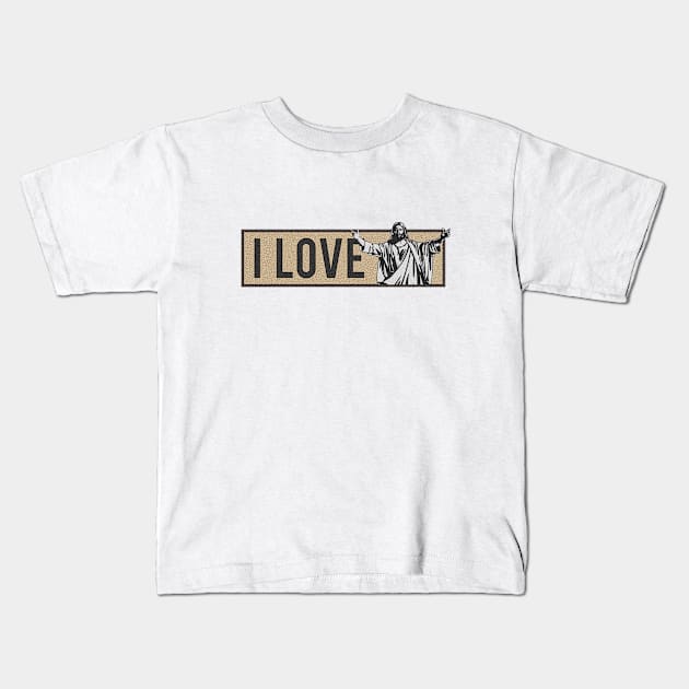 I love Jesus Kids T-Shirt by kalebsnow